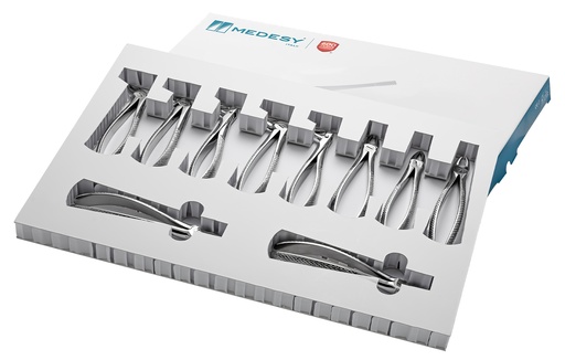 Set of tooth forceps - (MEDESY)